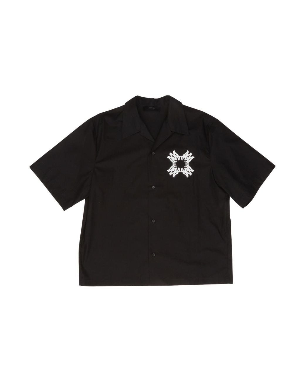 Amiri Black Pool Cue Bowling Shirt for men