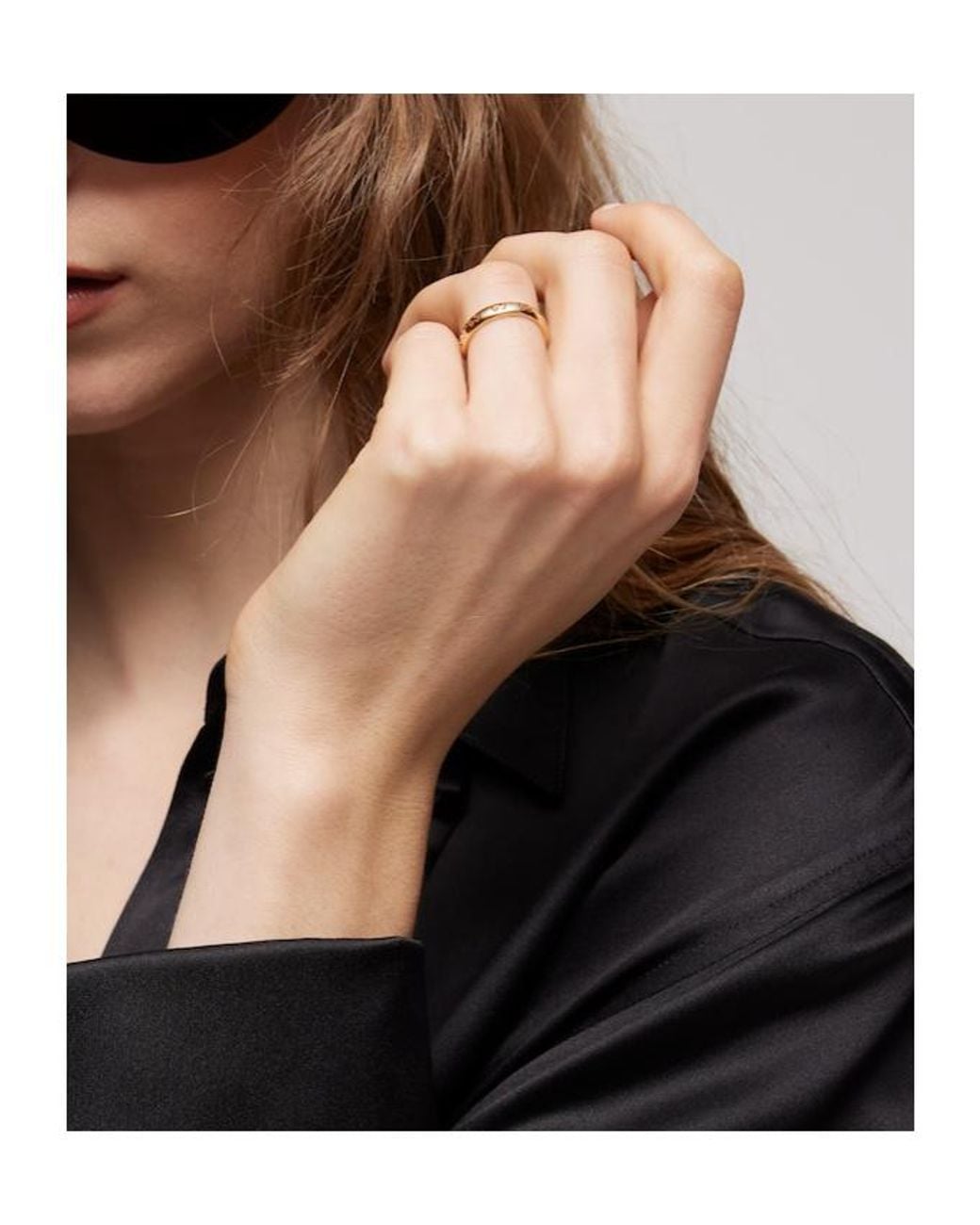 Gucci Metallic Icon 18K Gg Ring