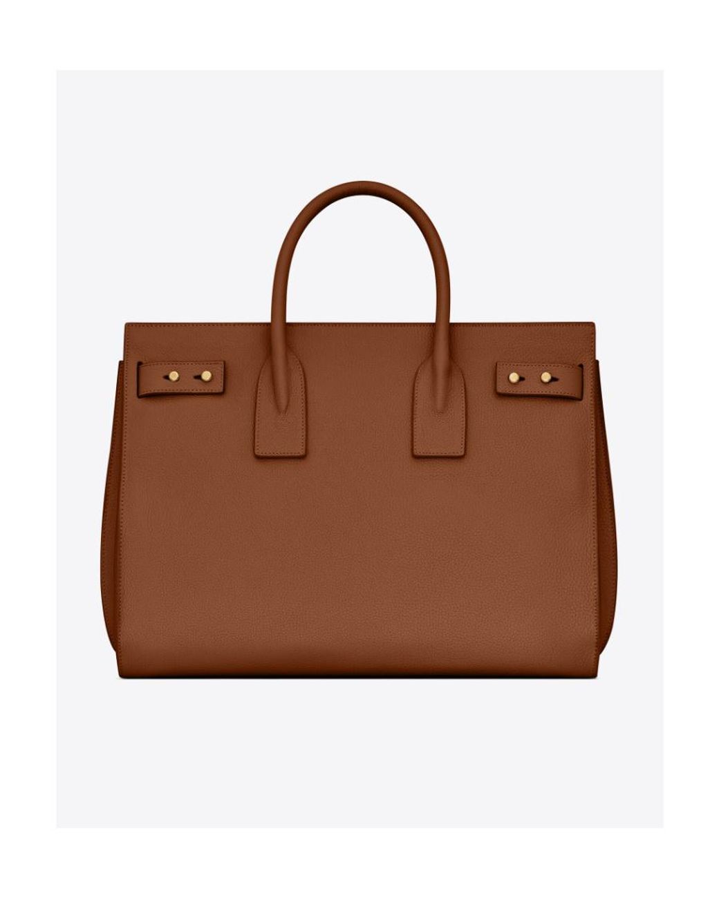 Saint Laurent Brown Sac De Jour Supple Medium Tote Bag
