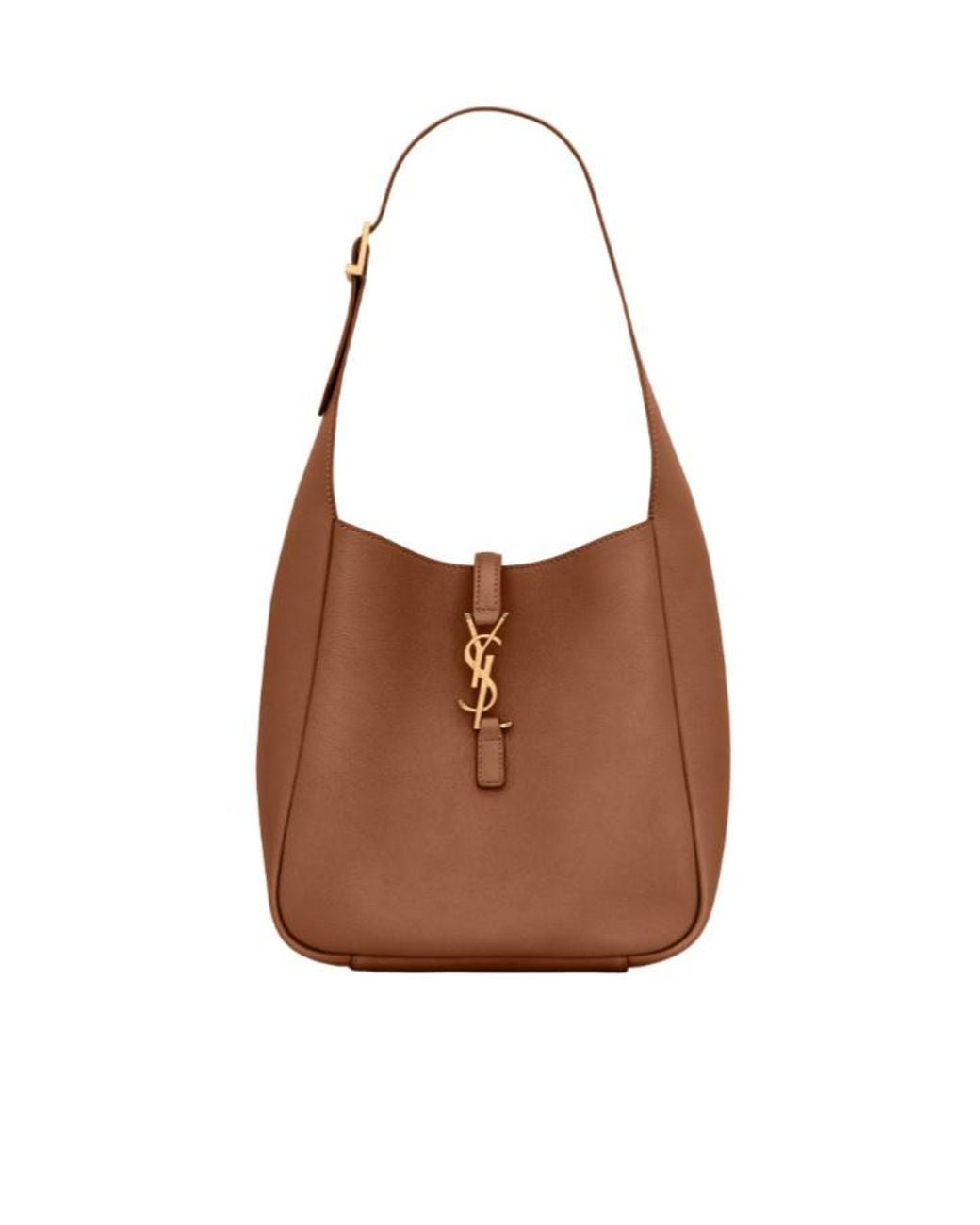 Saint Laurent Brown Le 5 A 7 Shoulder Bag