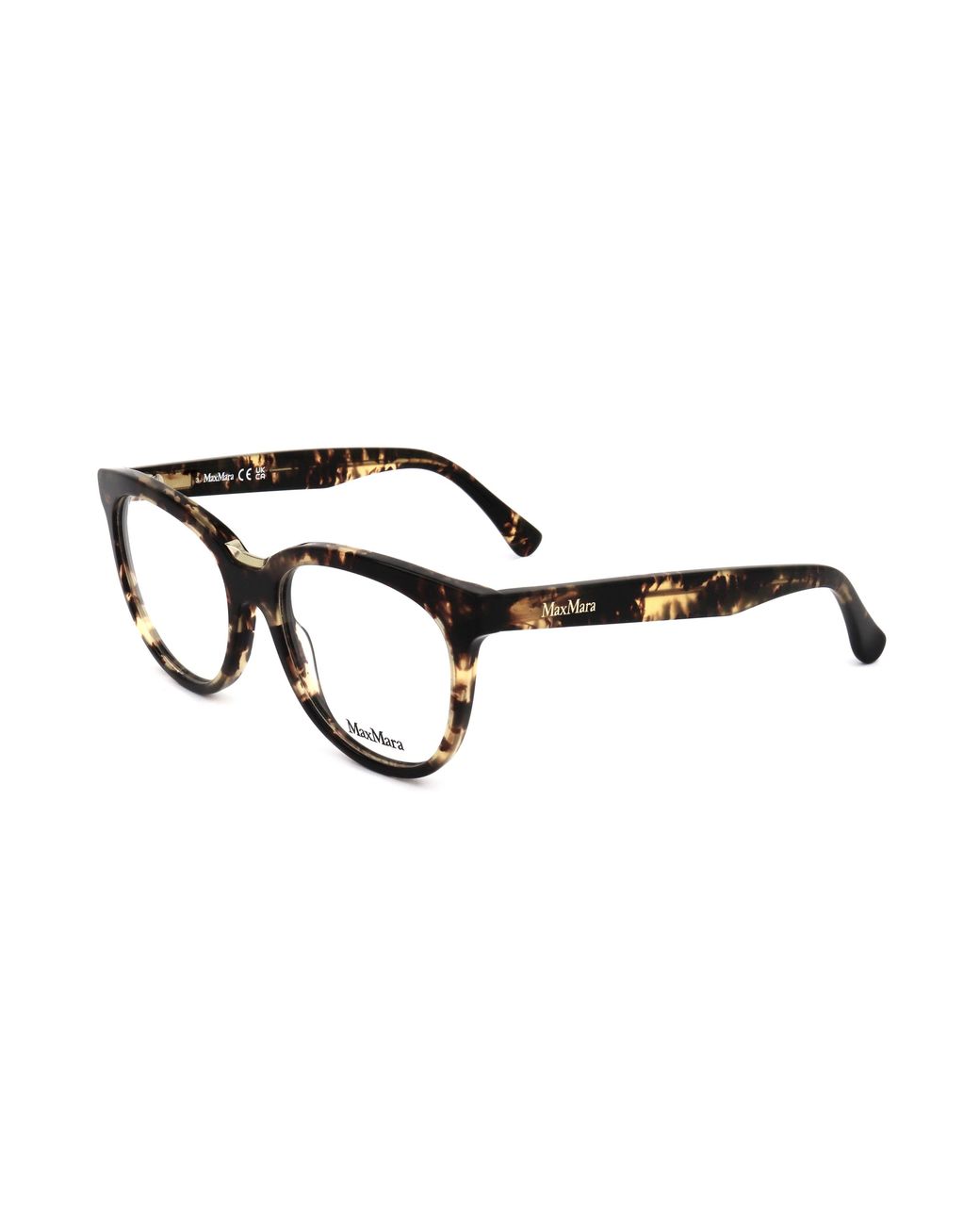 Max Mara Black Round Frame Glasses