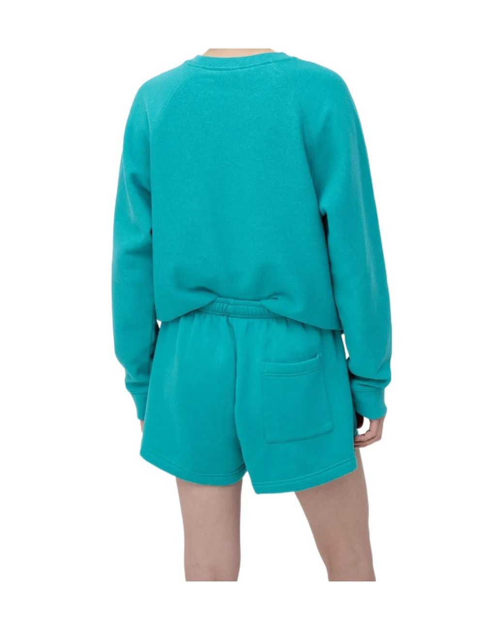Sporty & Rich Blue Sr Disco Elastic-Waistband Pocket Shorts