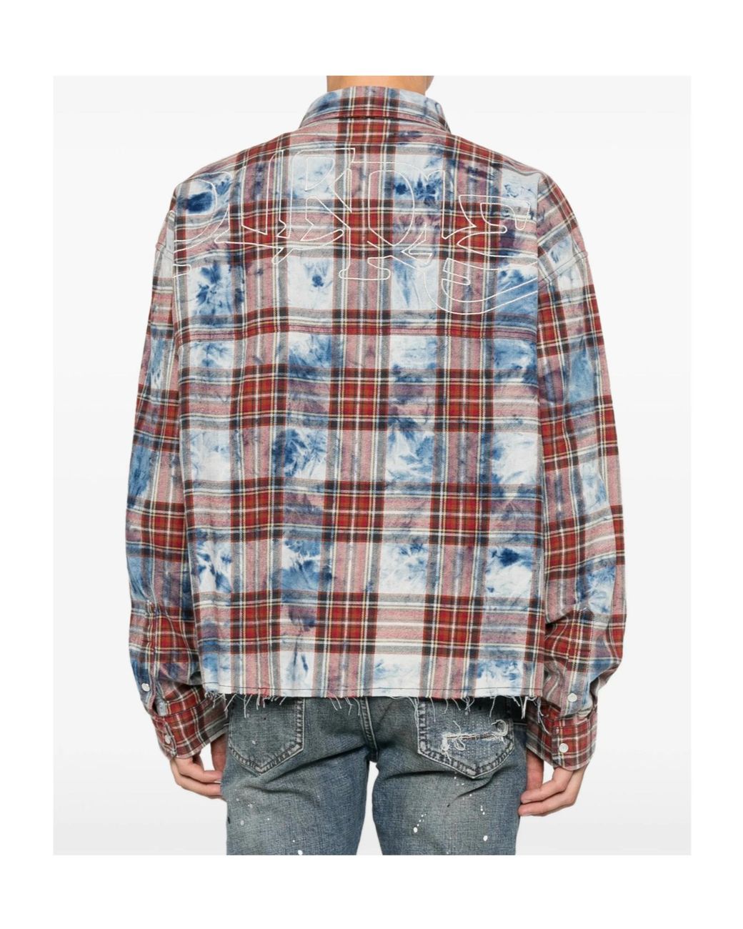 Purple Brand Multicolor Check Print Shirt for men