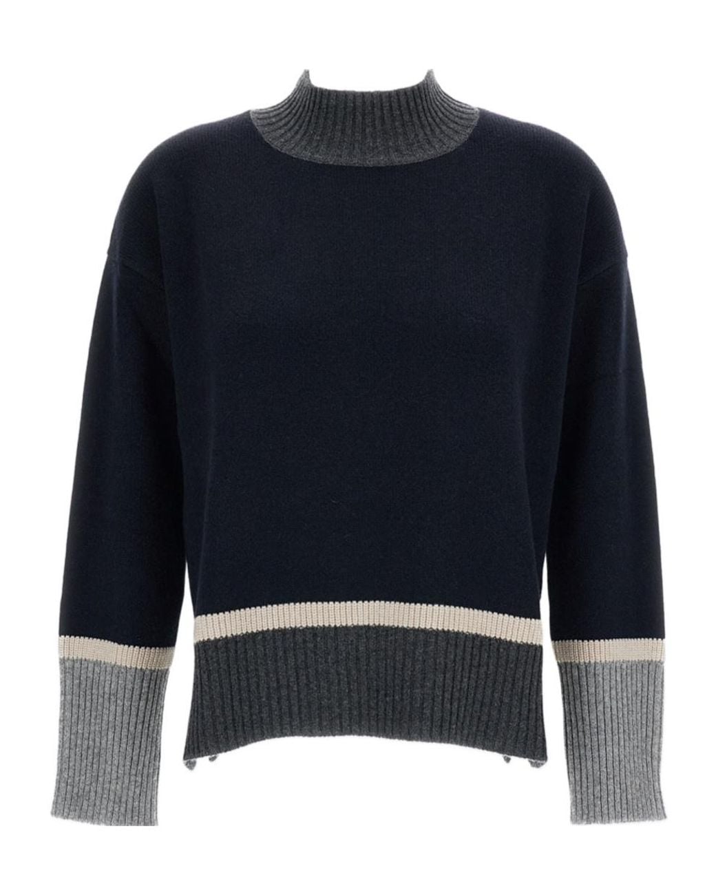 Lorena Antoniazzi Blue Knitted Jumper