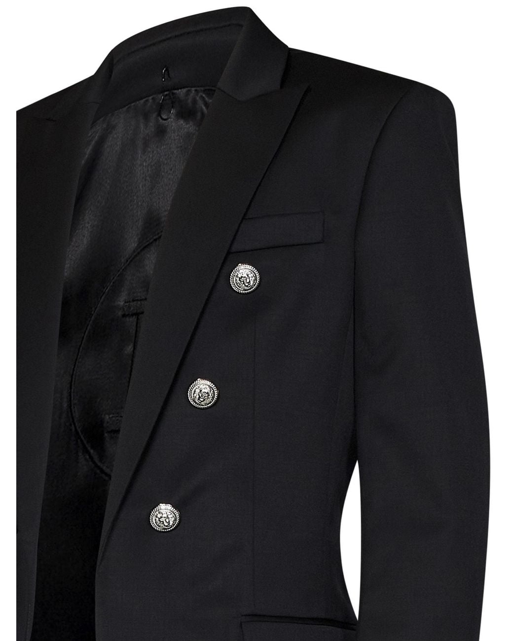 Balmain Blue Single Breasted Tailored Blazer for men