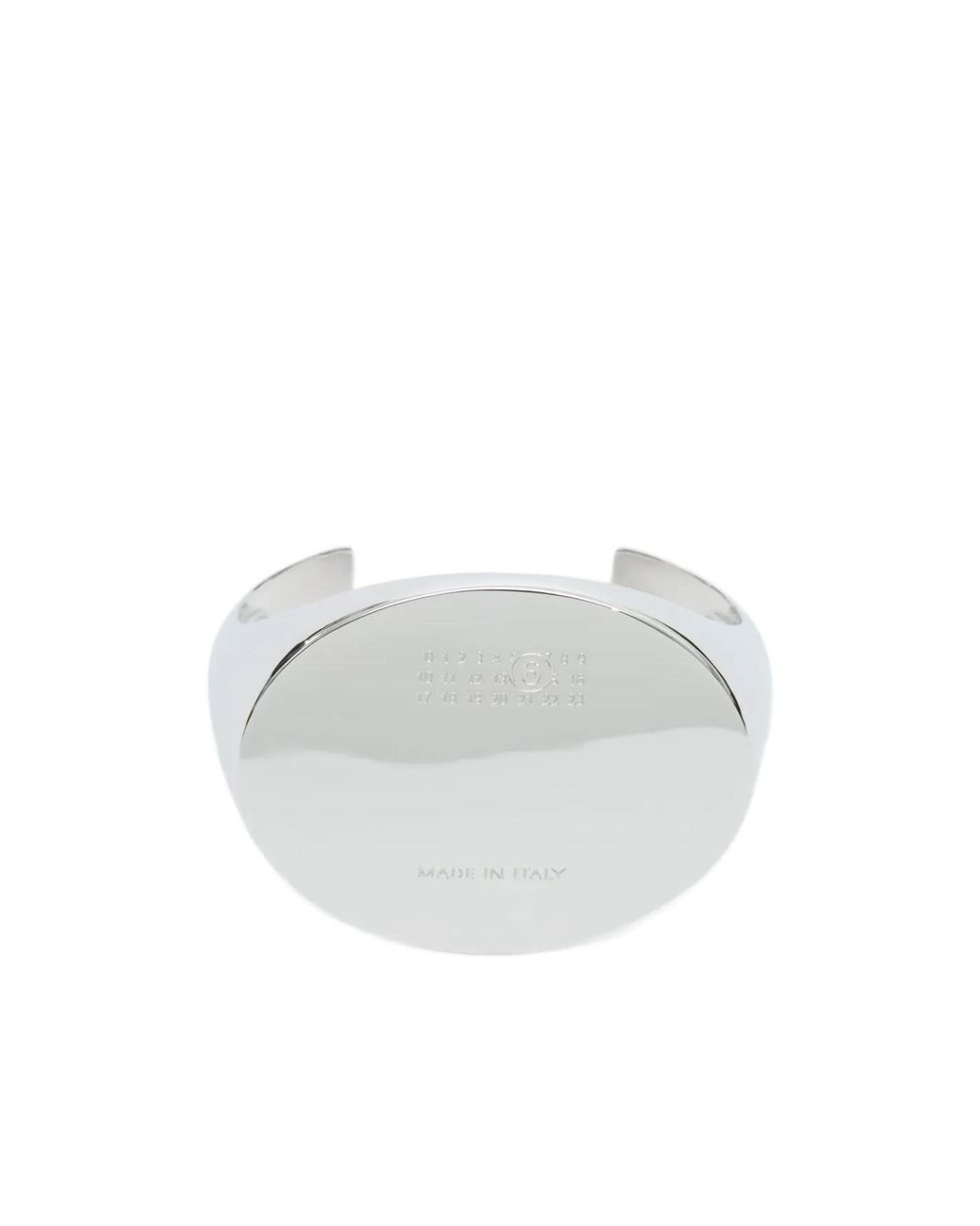 MM6 by Maison Margiela White Numeric Cuff Bracelet