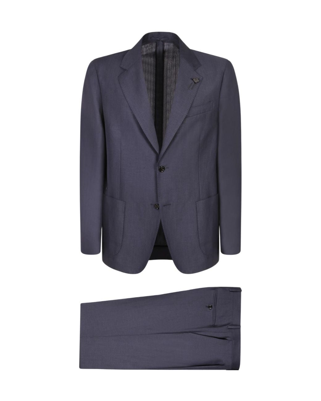 Lardini Blue Two-Button Tailored Suits for men