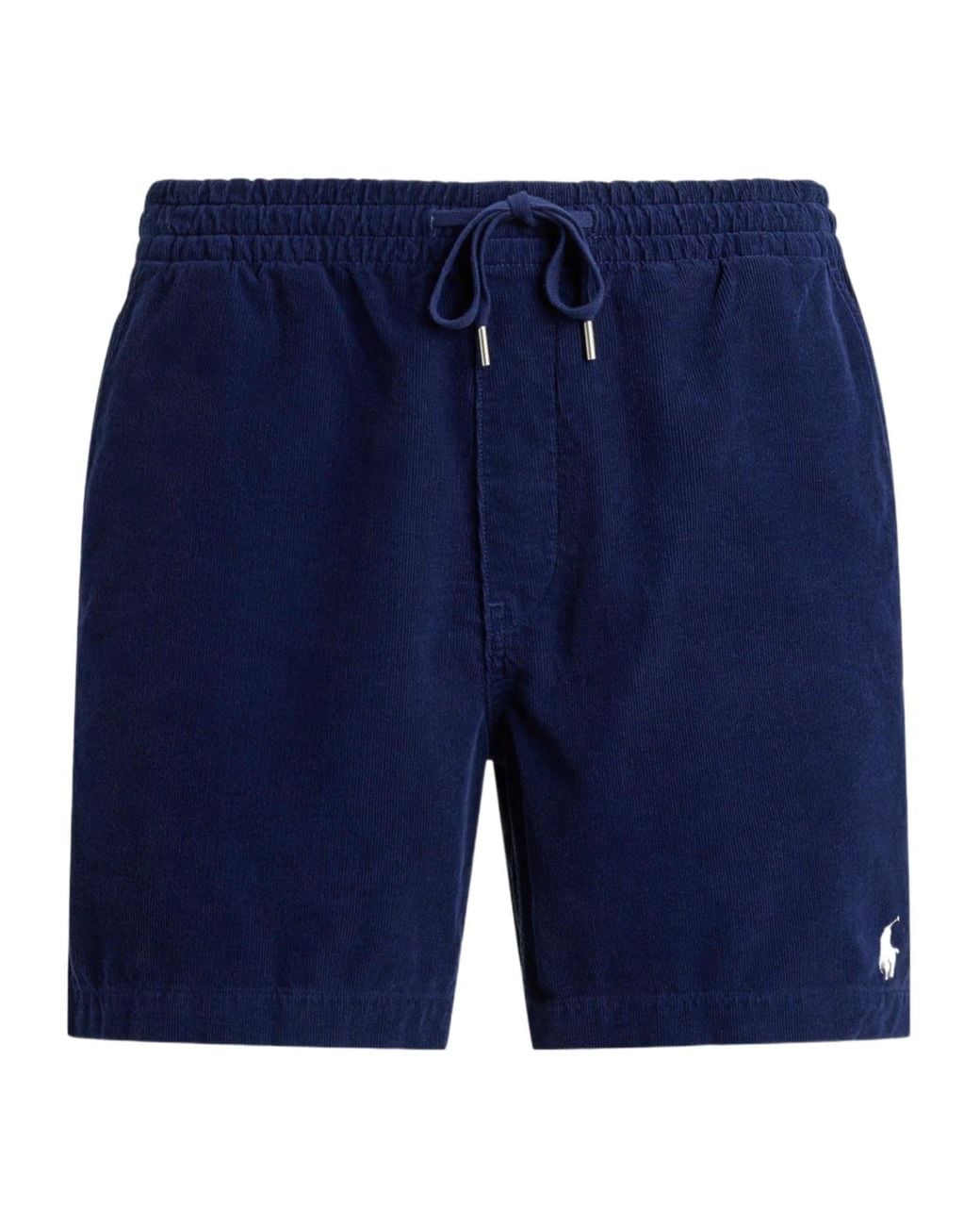Polo Ralph Lauren Blue Minimalist Corduroy Shorts for men