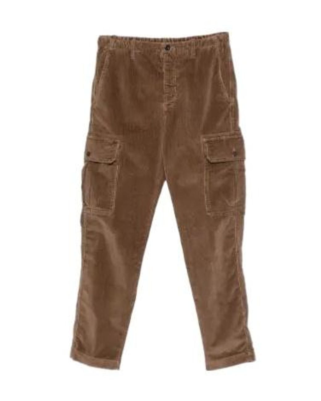 Incotex Brown Casual Trousers With Belt Loops for men