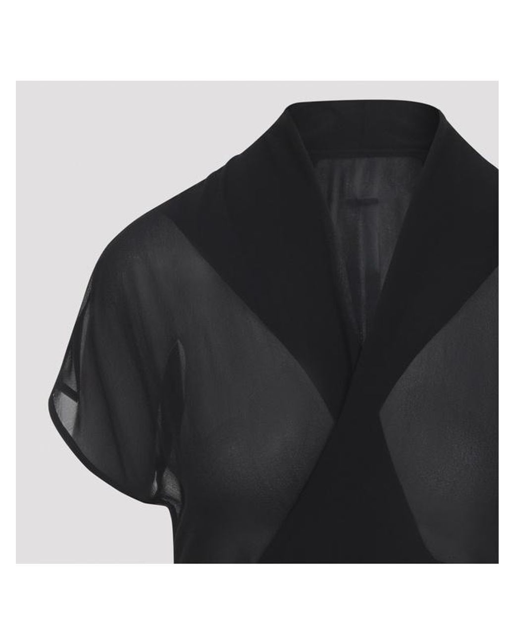 Rick Owens Black Blouses