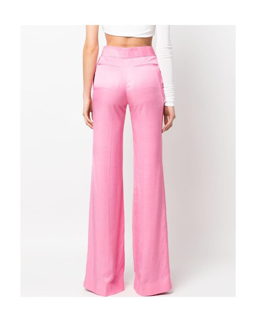 Tom Ford Pink Wide Leg Pants