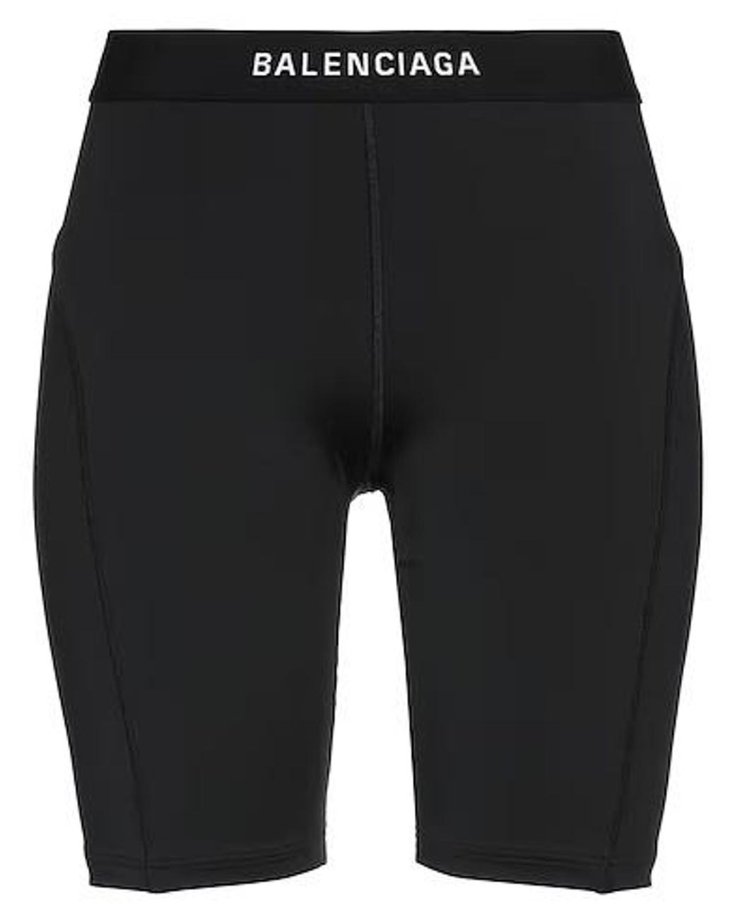Balenciaga Gray Stretch Cycling Shorts