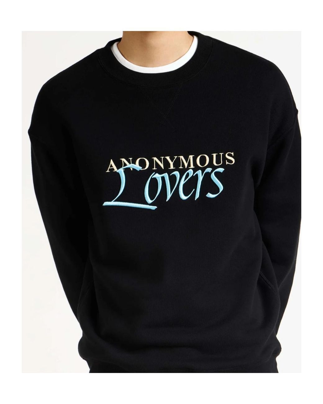 J.W. Anderson Black Jw Anderson Anonymous Lovers Sweatshirt for men