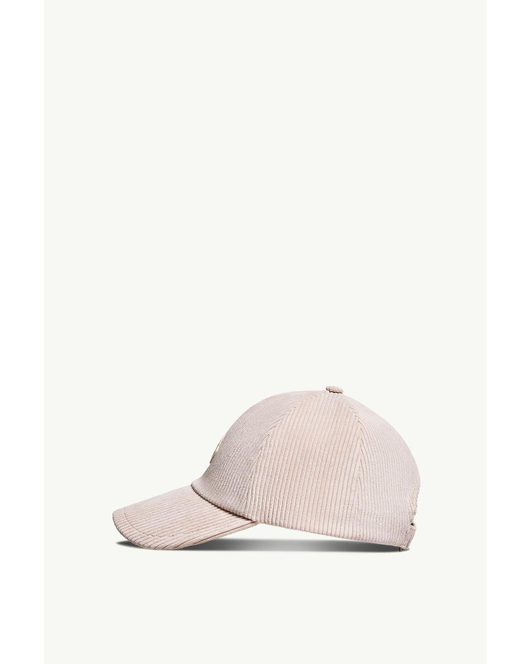 Moncler Pink Logo Patch Baseball Cap