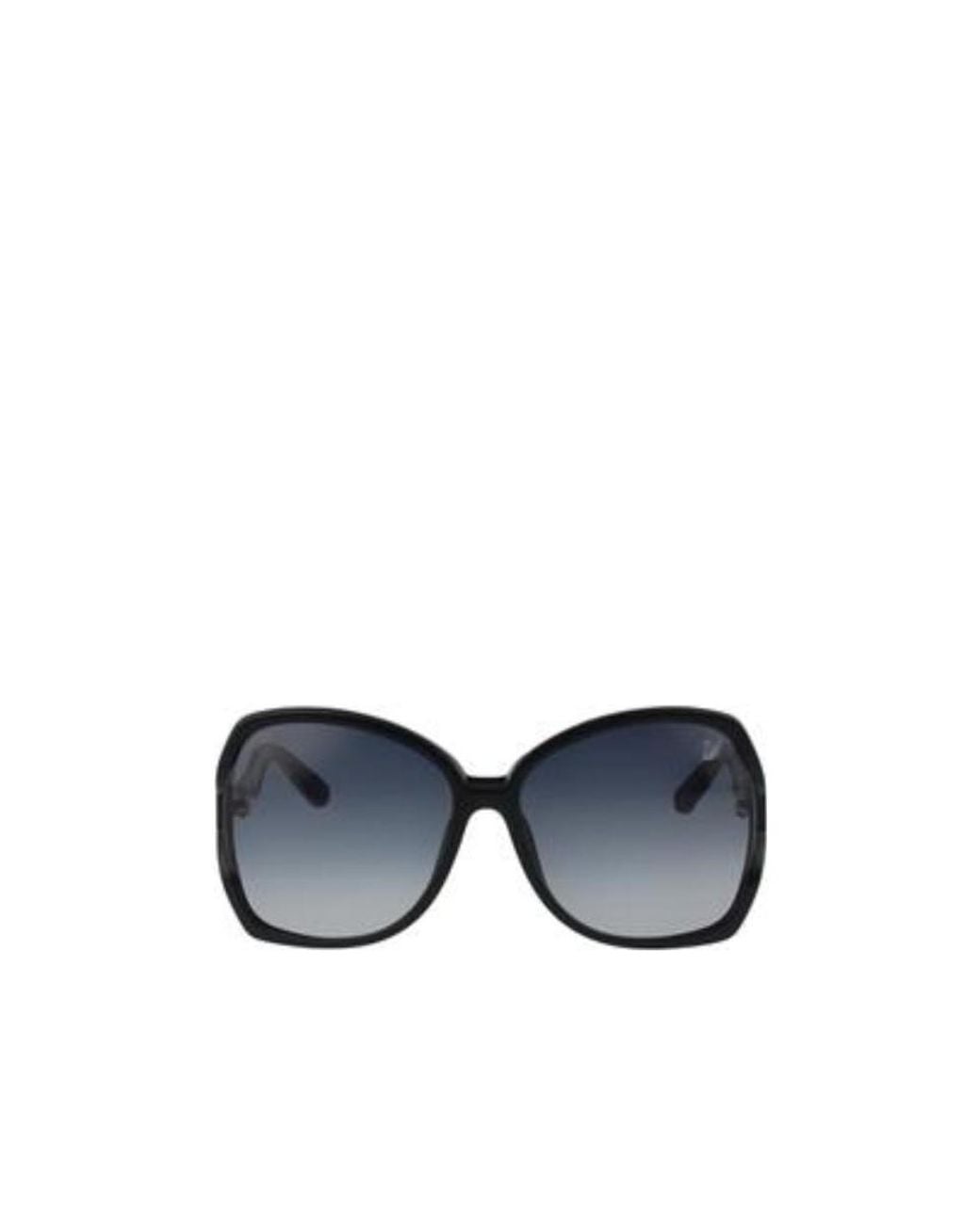 Swarovski Blue Polygon Sunglasses