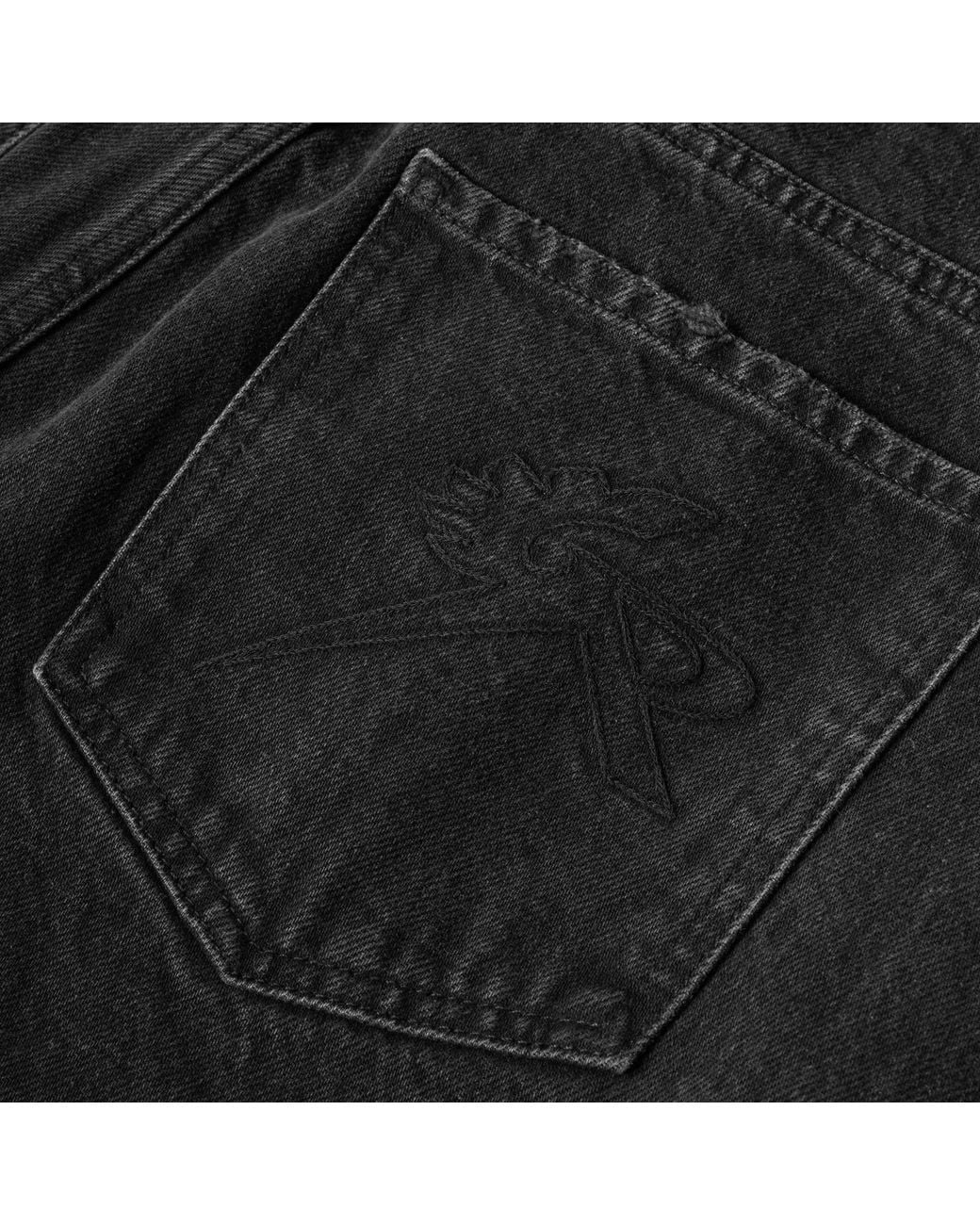 Represent Black Slim-Fit Jeans for men