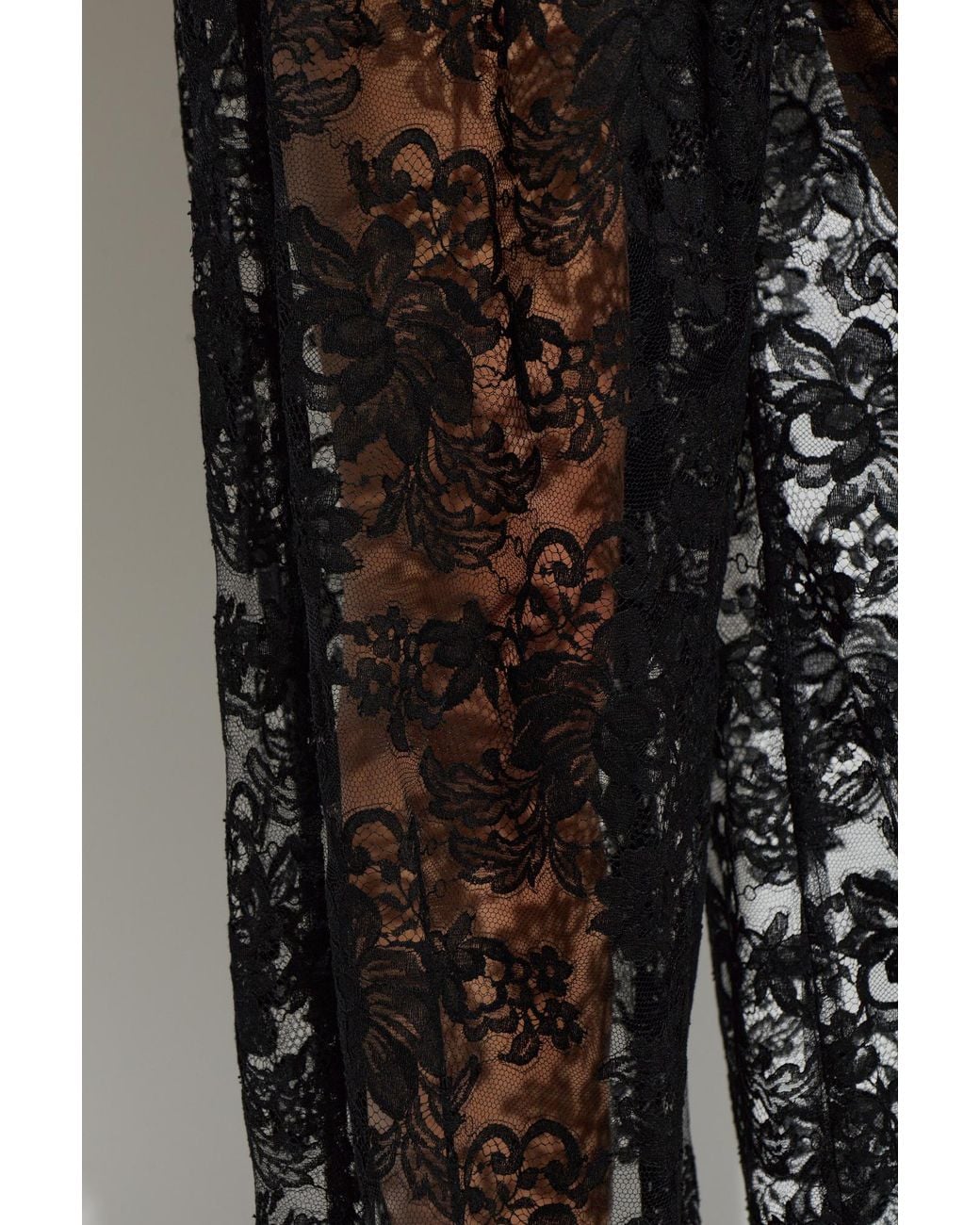 Dolce & Gabbana Black Lace Trousers