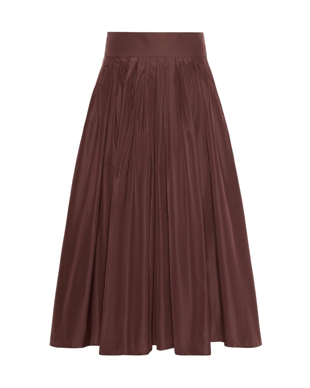 Max Mara Purple Pleated Maxi Skirt