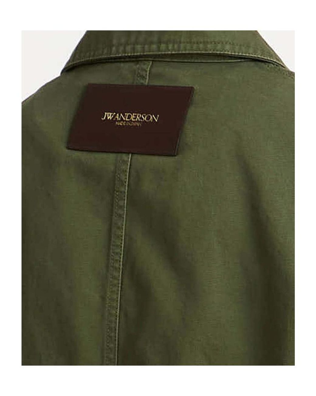 J.W. Anderson Green Jw Anderson Patch-Pocket Jacket for men