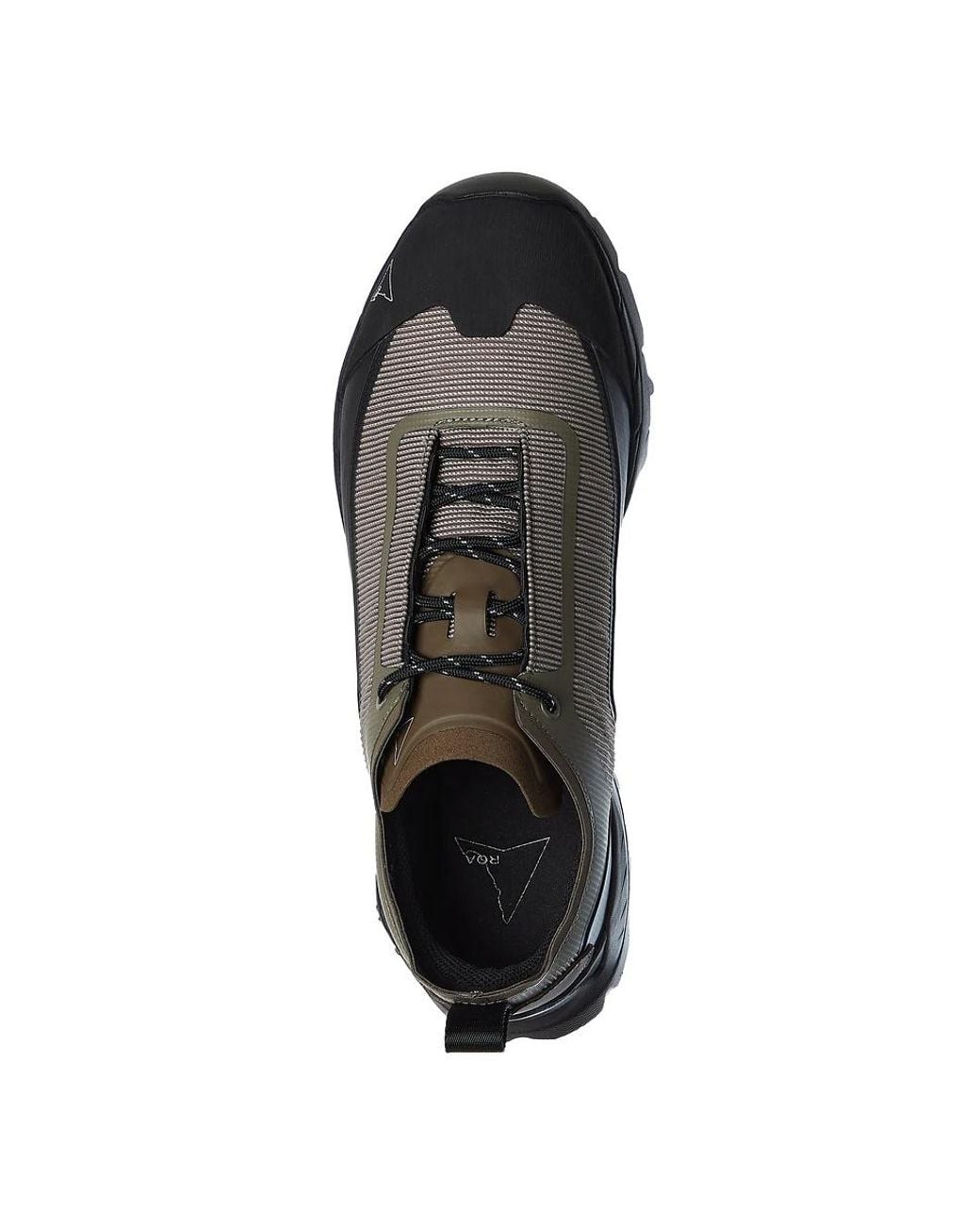 Roa Black Lace-Up Sneakers for men