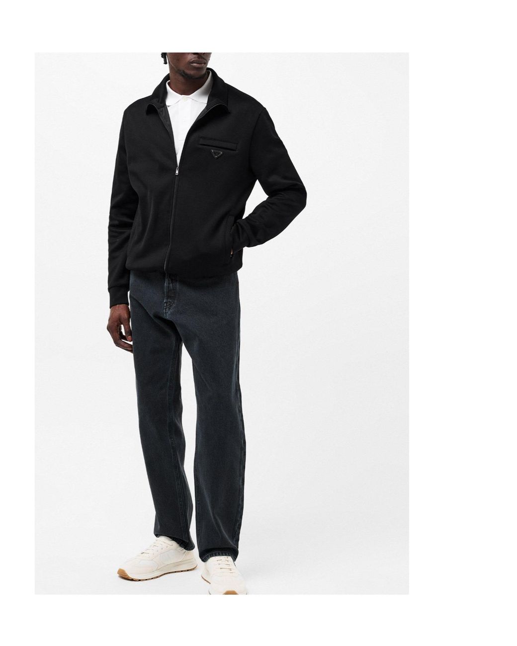 Prada Black Casual Denim Pants for men