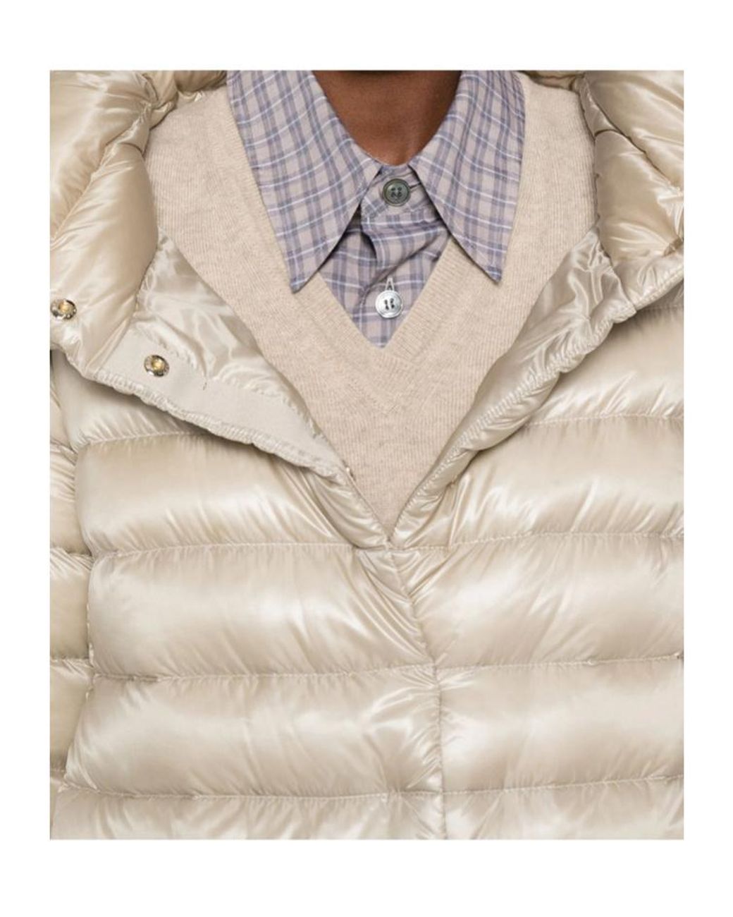 Herno Natural Quilted Down Jacket