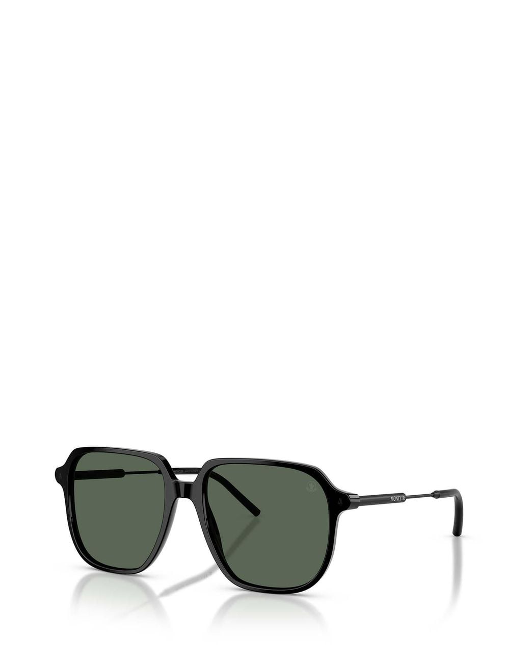 Moncler Green Eyewear Square Frame Sunglasses for men