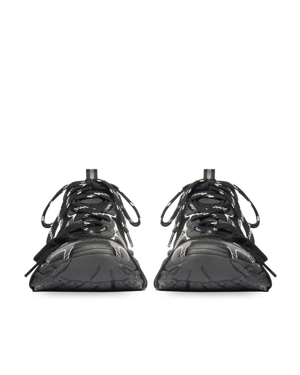 Balenciaga Black 3Xl Low-Top Sneakers
