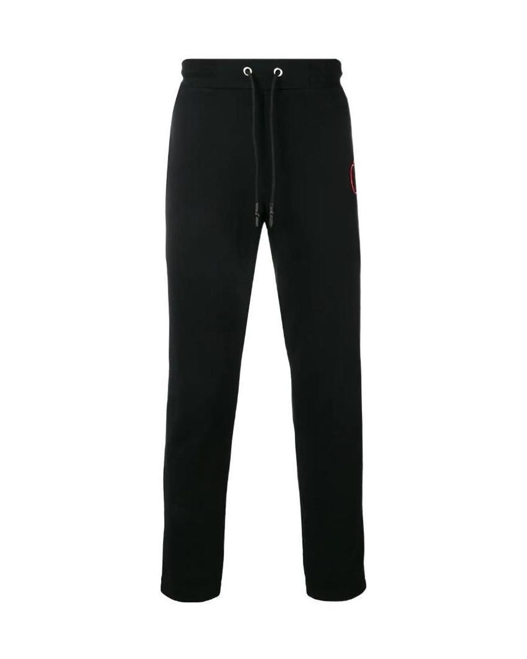 McQ Alexander McQueen Black Embroidered Patch Sweatpants for men