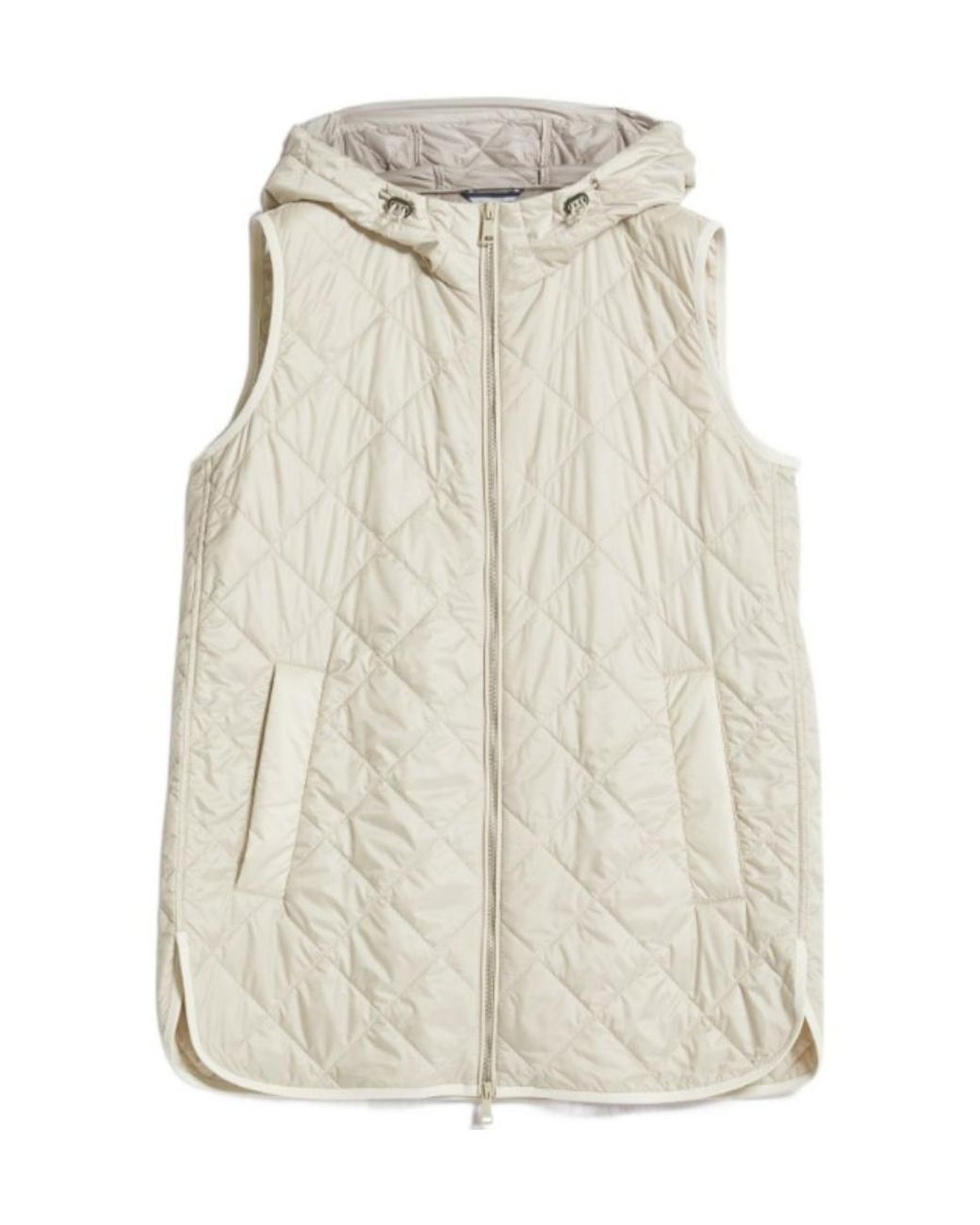 Weekend by Maxmara White Navile Hooded Vest