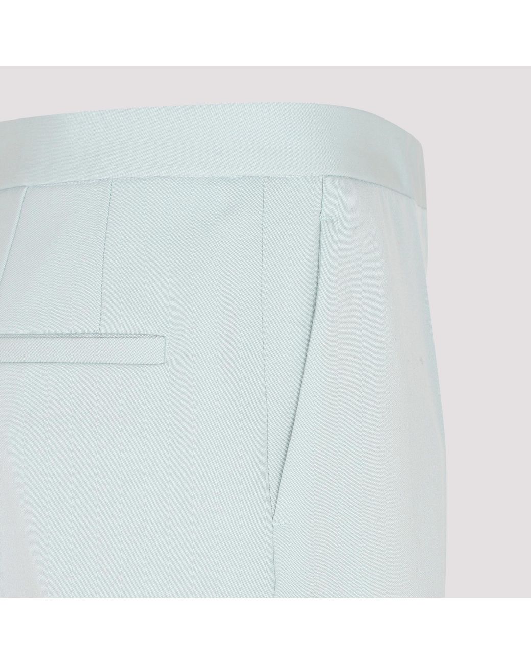 Jil Sander Blue Straight Leg Tailored Trousers