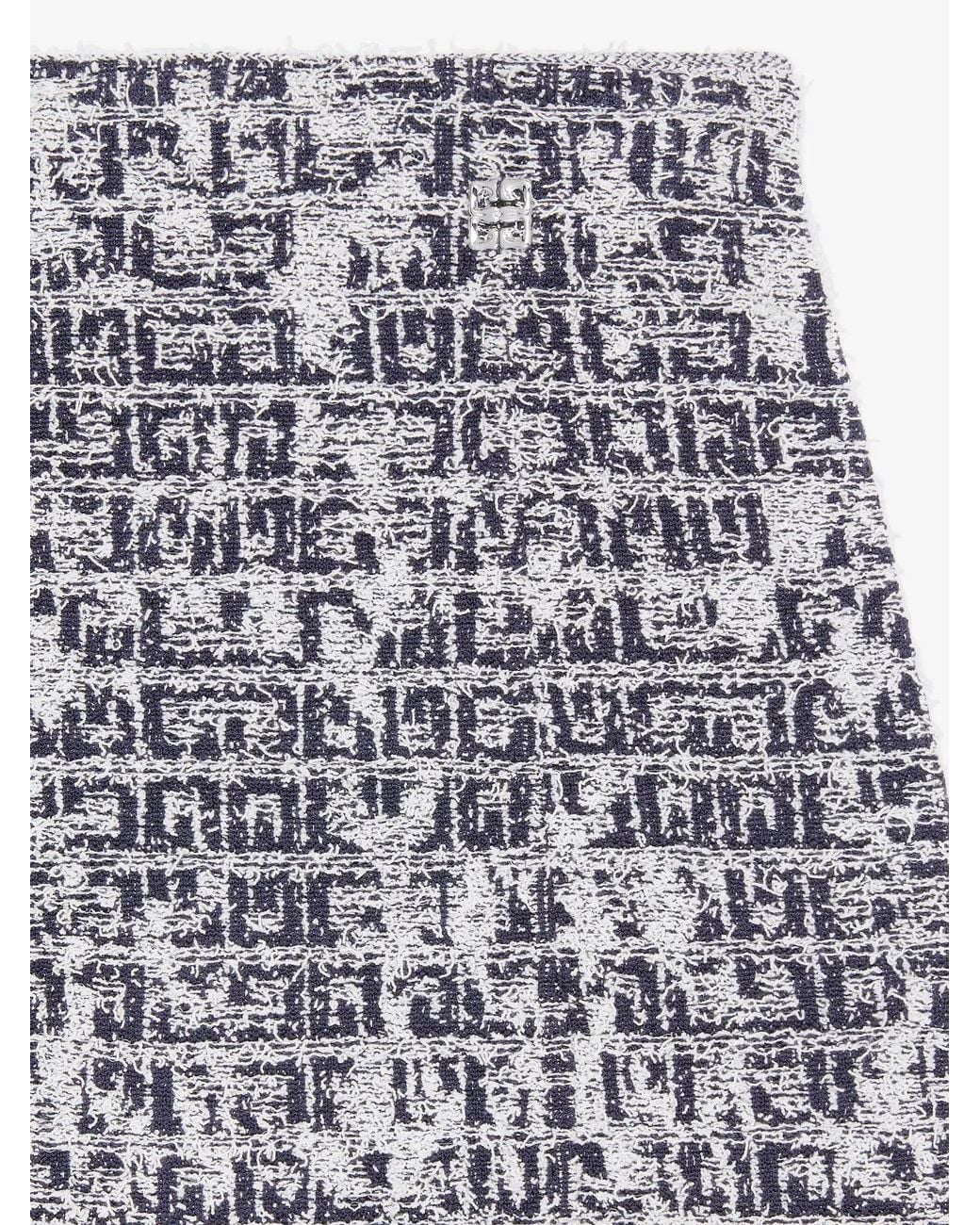 Givenchy Multicolor Mini Textured Skirt