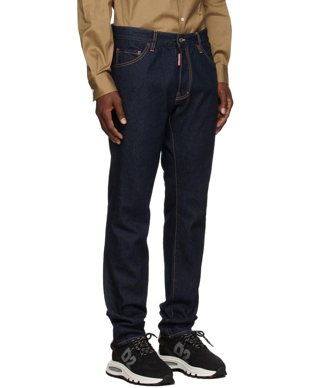 DSquared² Blue Slim-Fit Straight Leg Jeans for men