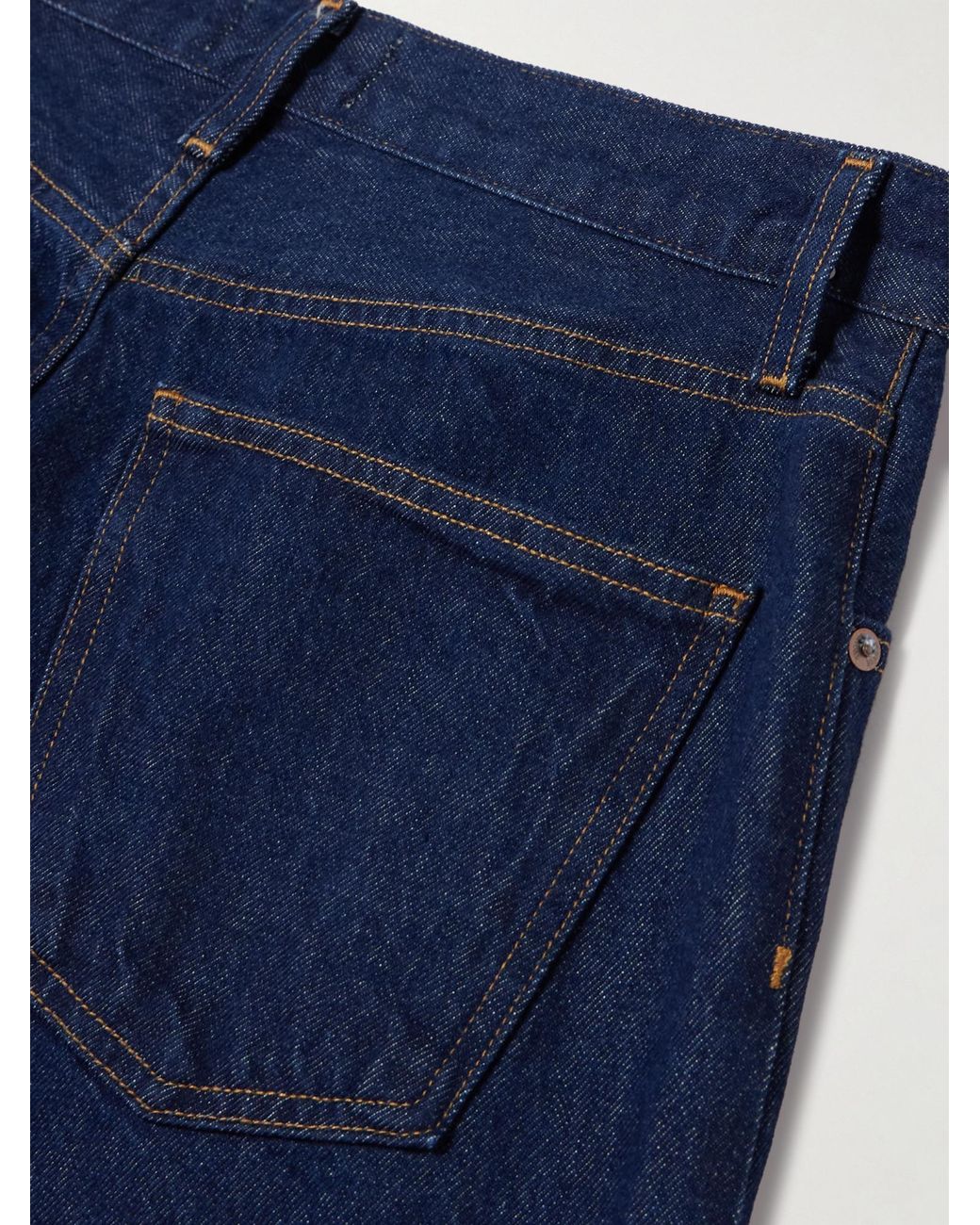 Agolde Blue Wide-Leg High-Waist Jeans