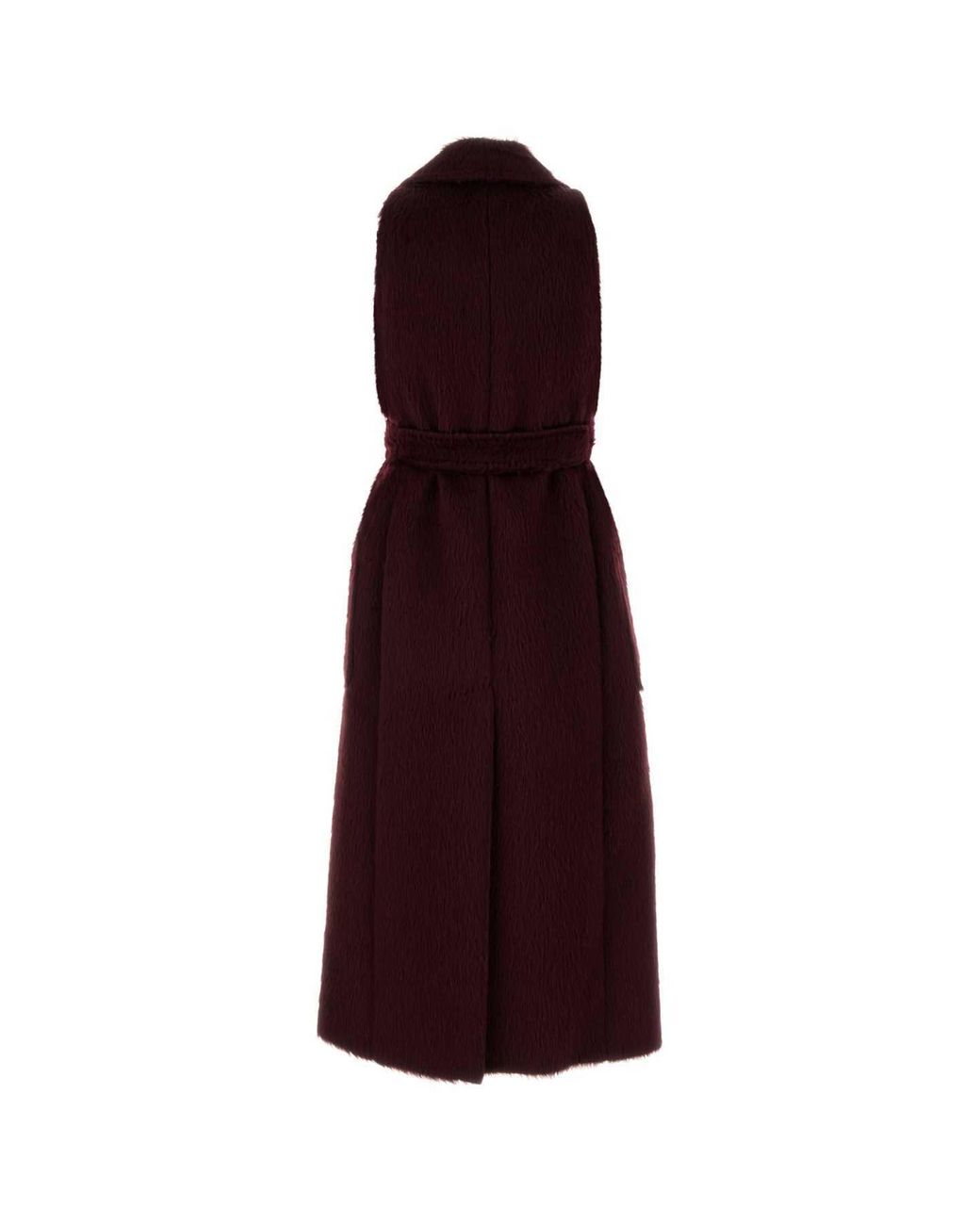 Max Mara Purple Abbozzi Belted Coat