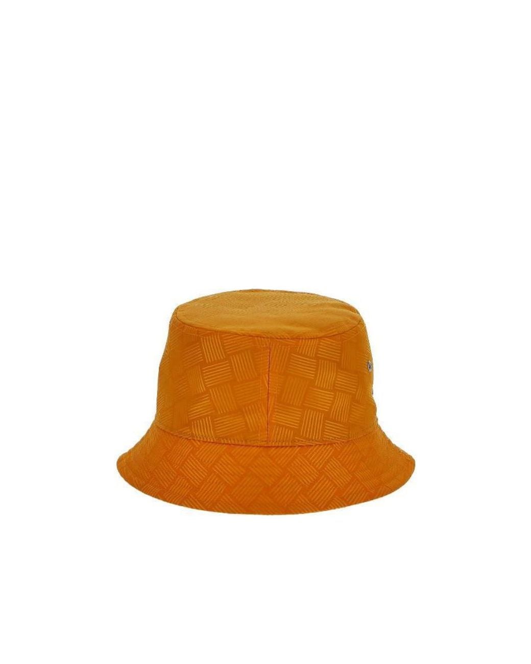 Bottega Veneta Orange Intrecciato-Jacquard Bucket Hat