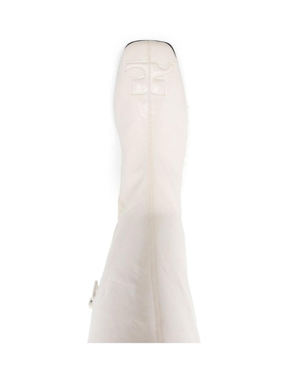 Courreges White Thigh-High Boots