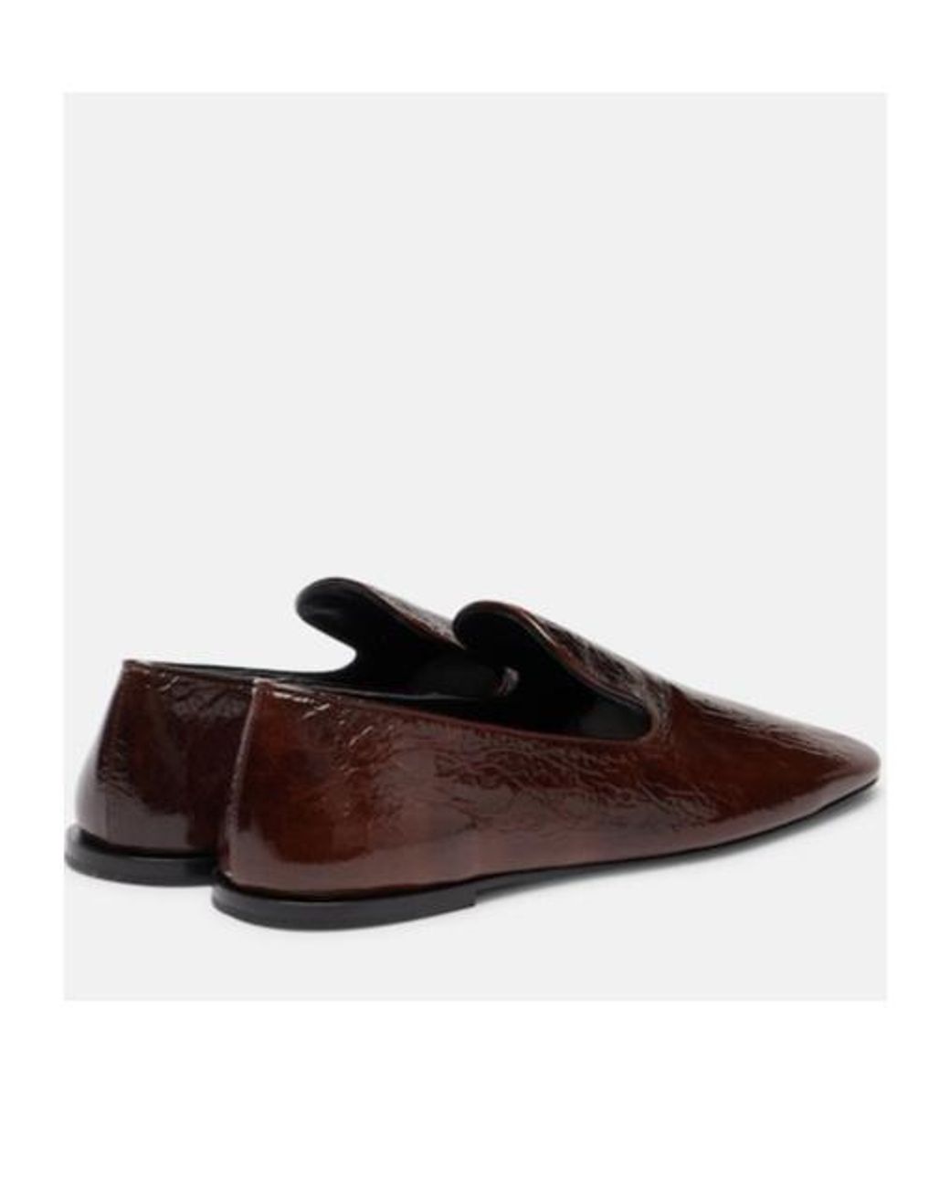 Jil Sander Brown Leather Loafers