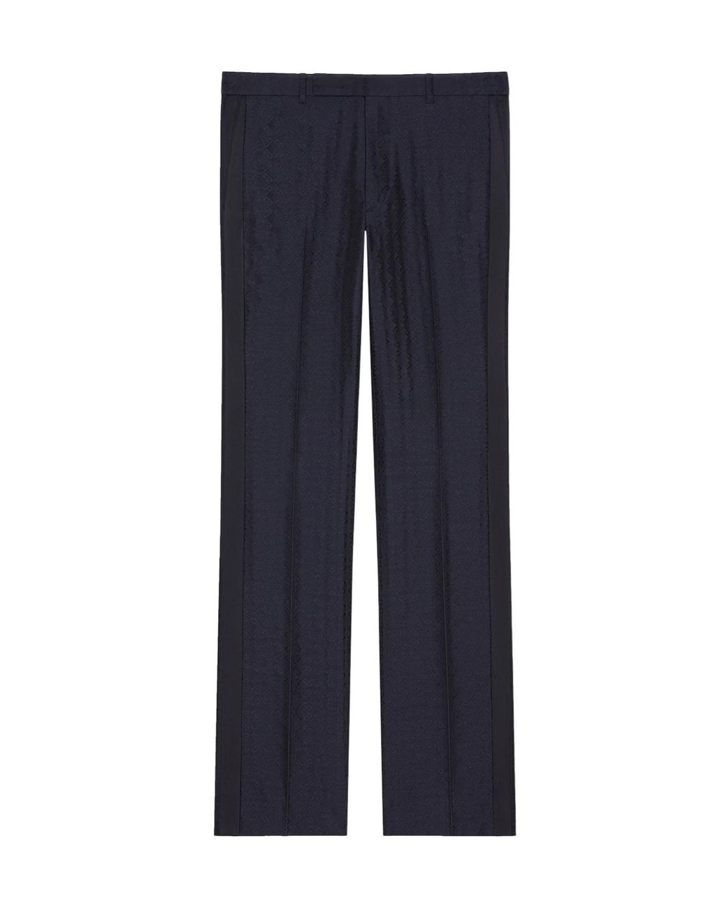 Givenchy Blue Monogram Slim-Fit Pants for men