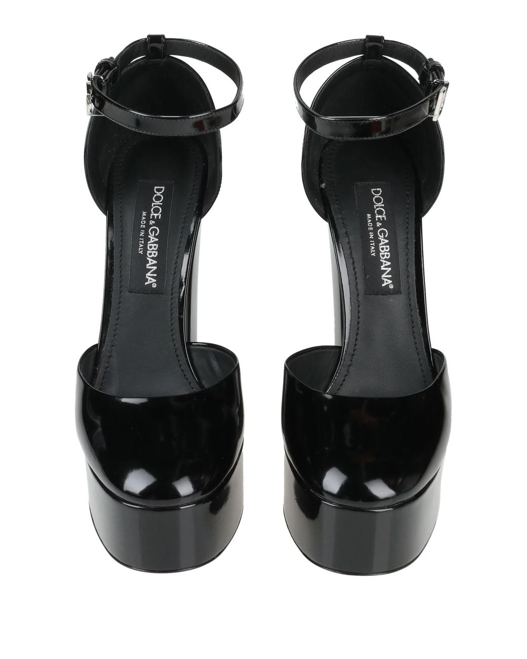 Dolce & Gabbana Black Solid Color Courts