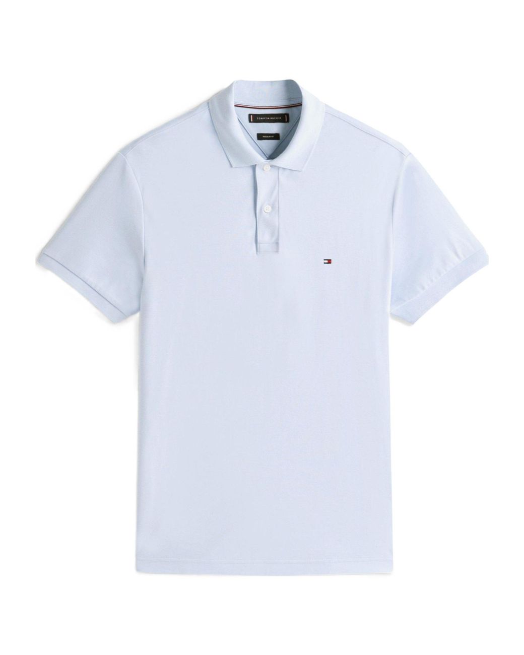 Tommy Hilfiger Blue Logo Short Sleeve Polo Shirt for men