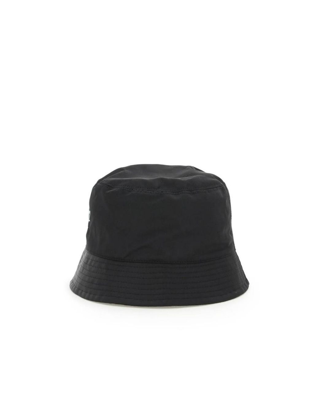 DSquared² Black Ceresio 9 Logo-Printed Bucket Hat for men