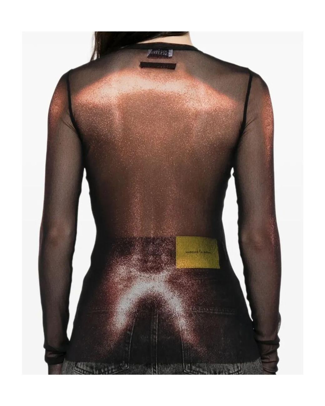Jean Paul Gaultier Black Body Dust Top
