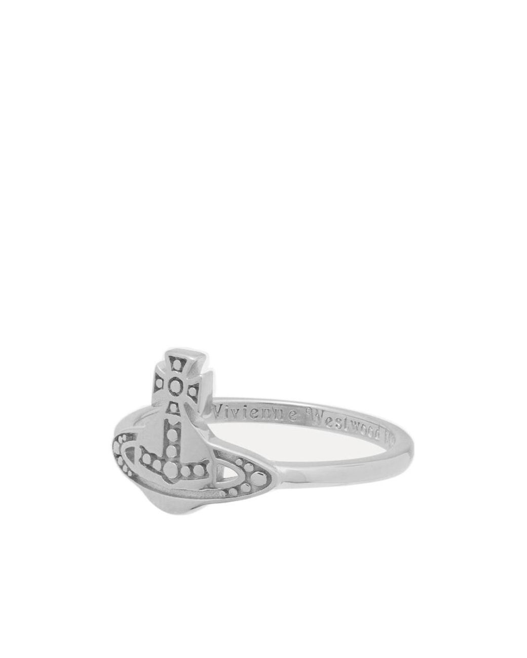 Vivienne Westwood White Marinetta Ring for men