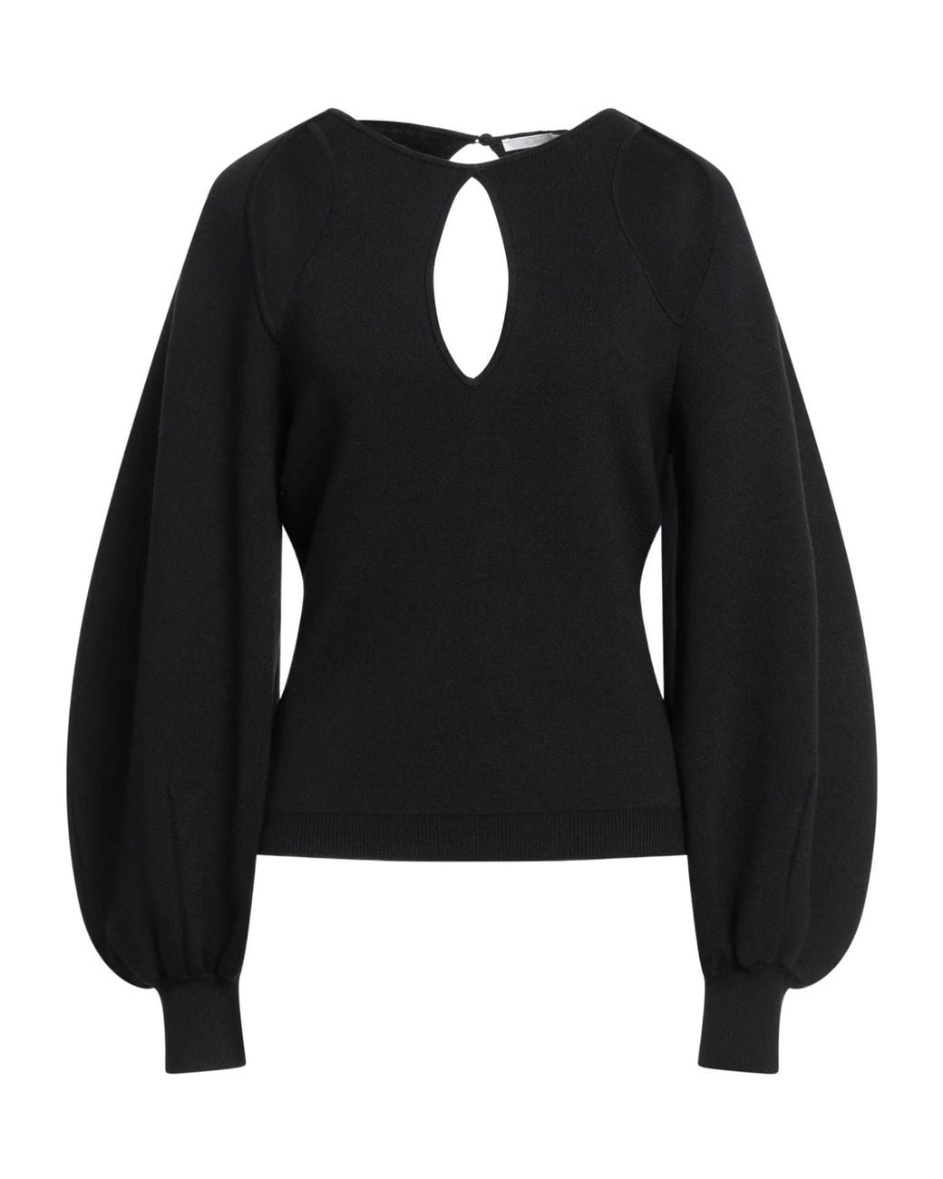 Chloé Black Plain Colour Jumper