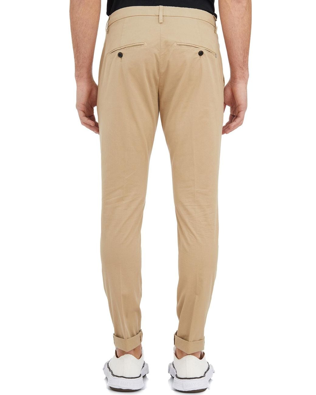 Dondup Natural Cuffed-Hem Casual Trousers for men