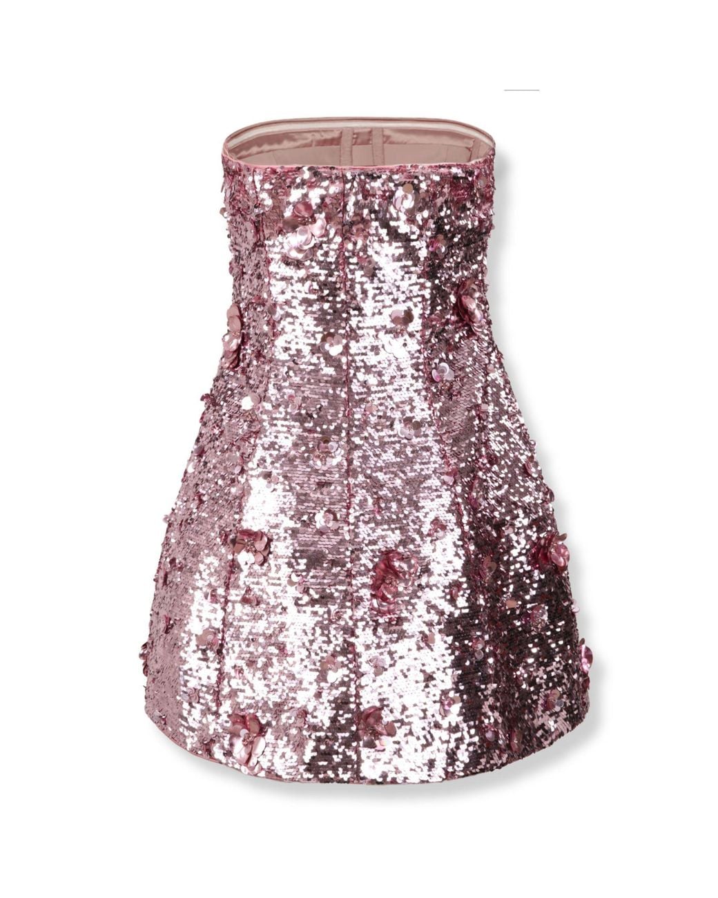 Jonathan Simkhai Purple Arta Sequin-Embellishment Mini Dress