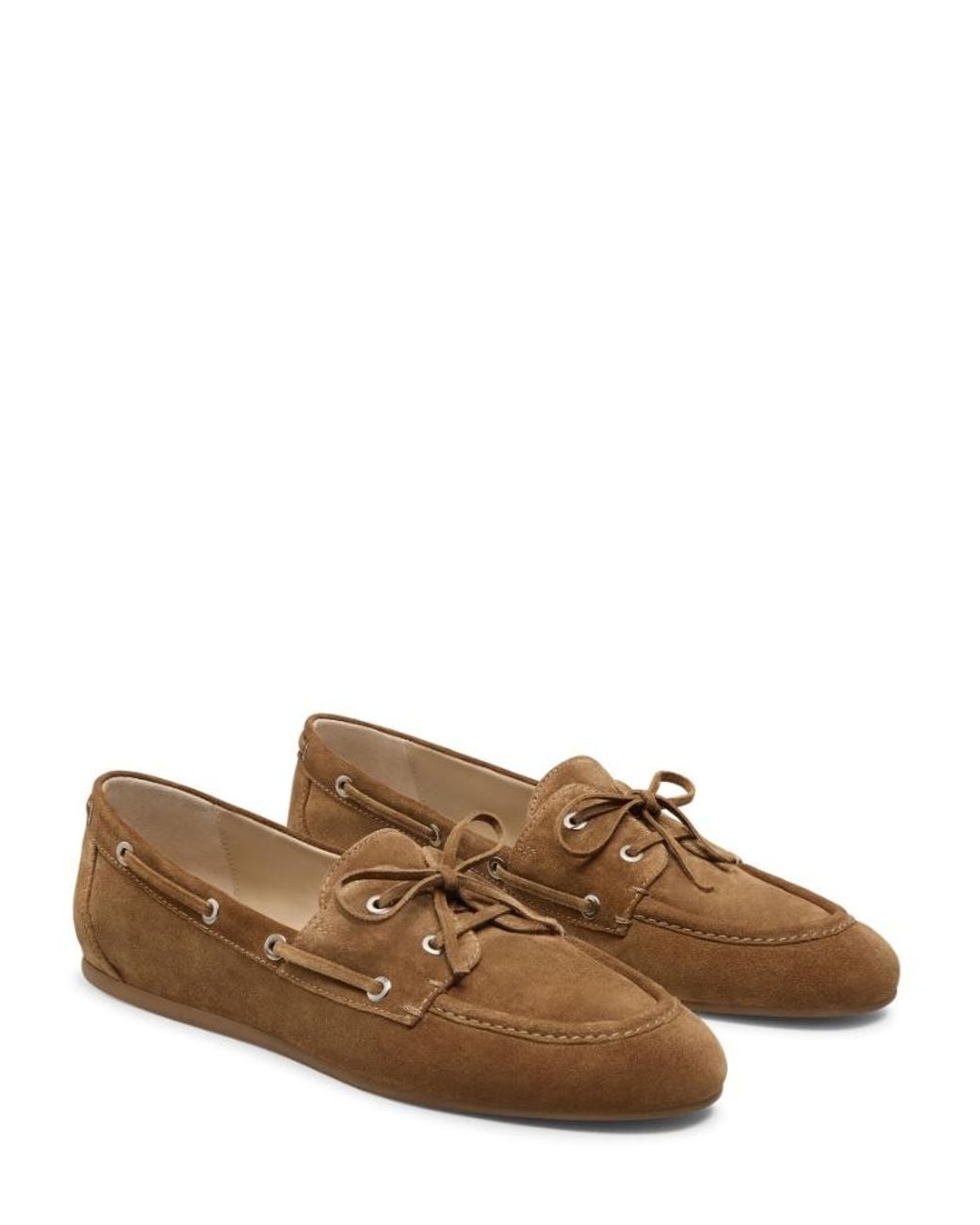 Stuart Weitzman Brown Tinsley Moccasin