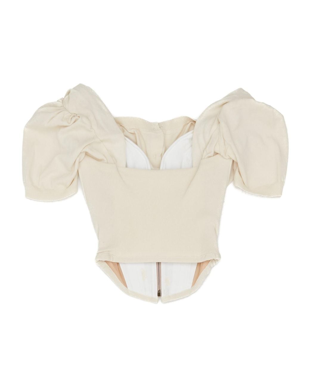 Vivienne Westwood White Button Draped-Detail Cardigan