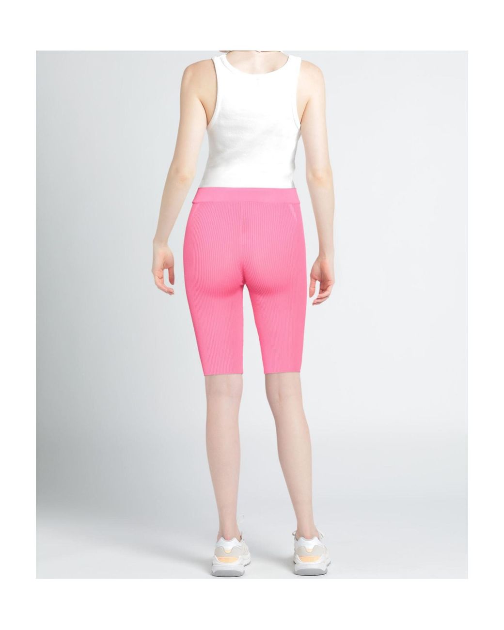 Jacquemus Pink Elastic Waistband Shorts